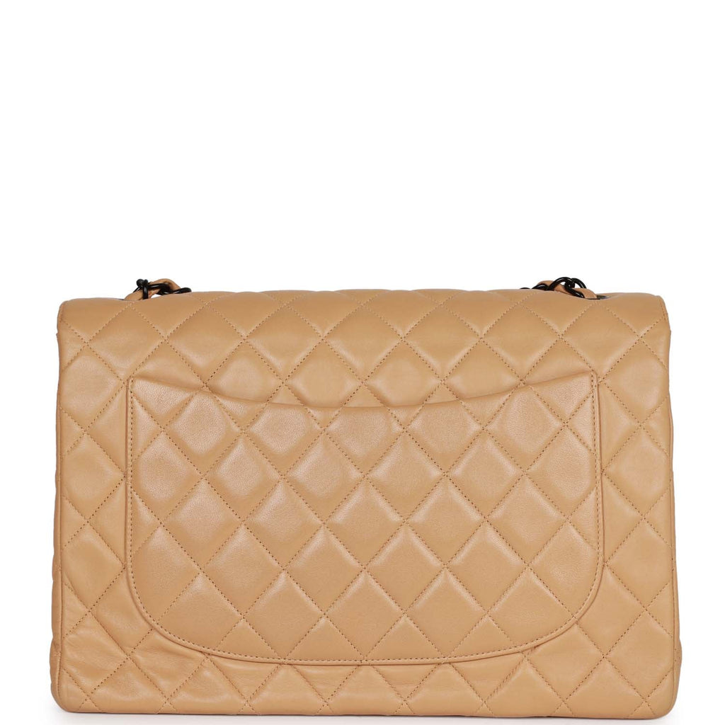 Chanel Lambskin Quilted Small Trendy CC Flap Bag Caramel Beige