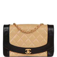 Vintage Chanel Medium Diana Flap Bag Beige Caviar Gold Hardware – Madison  Avenue Couture