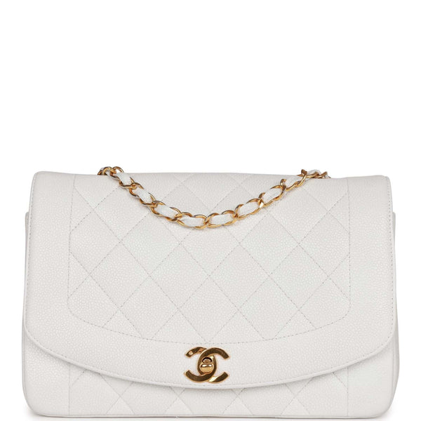 Vintage Chanel Medium Diana Flap Bag Blue Caviar Gold Hardware – Madison  Avenue Couture