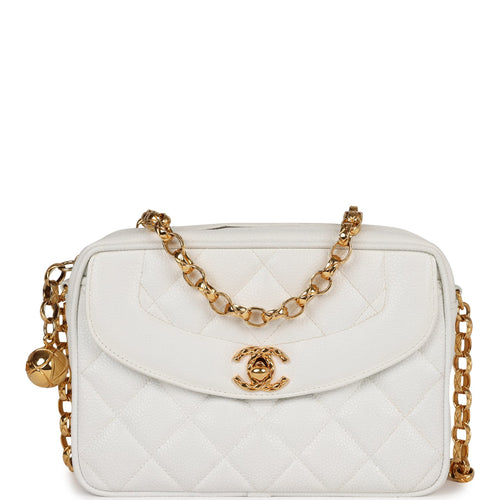 Chanel White Quilted Caviar Small Flap Bag Gold Hardware 2022 Available  For Immediate Sale At Sothebys