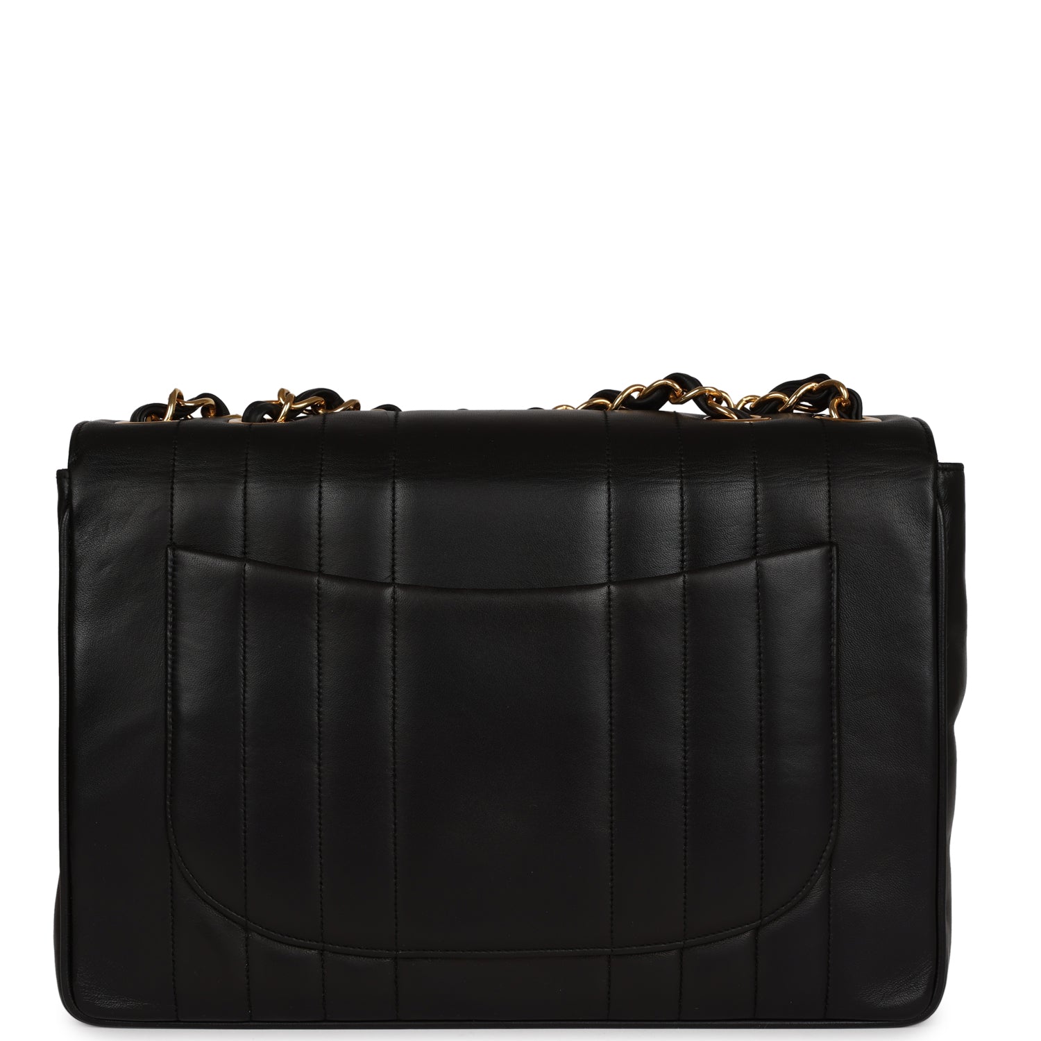 SADE HOBO 21 IN BLACK LAMBSKIN GOLD HARDWARE