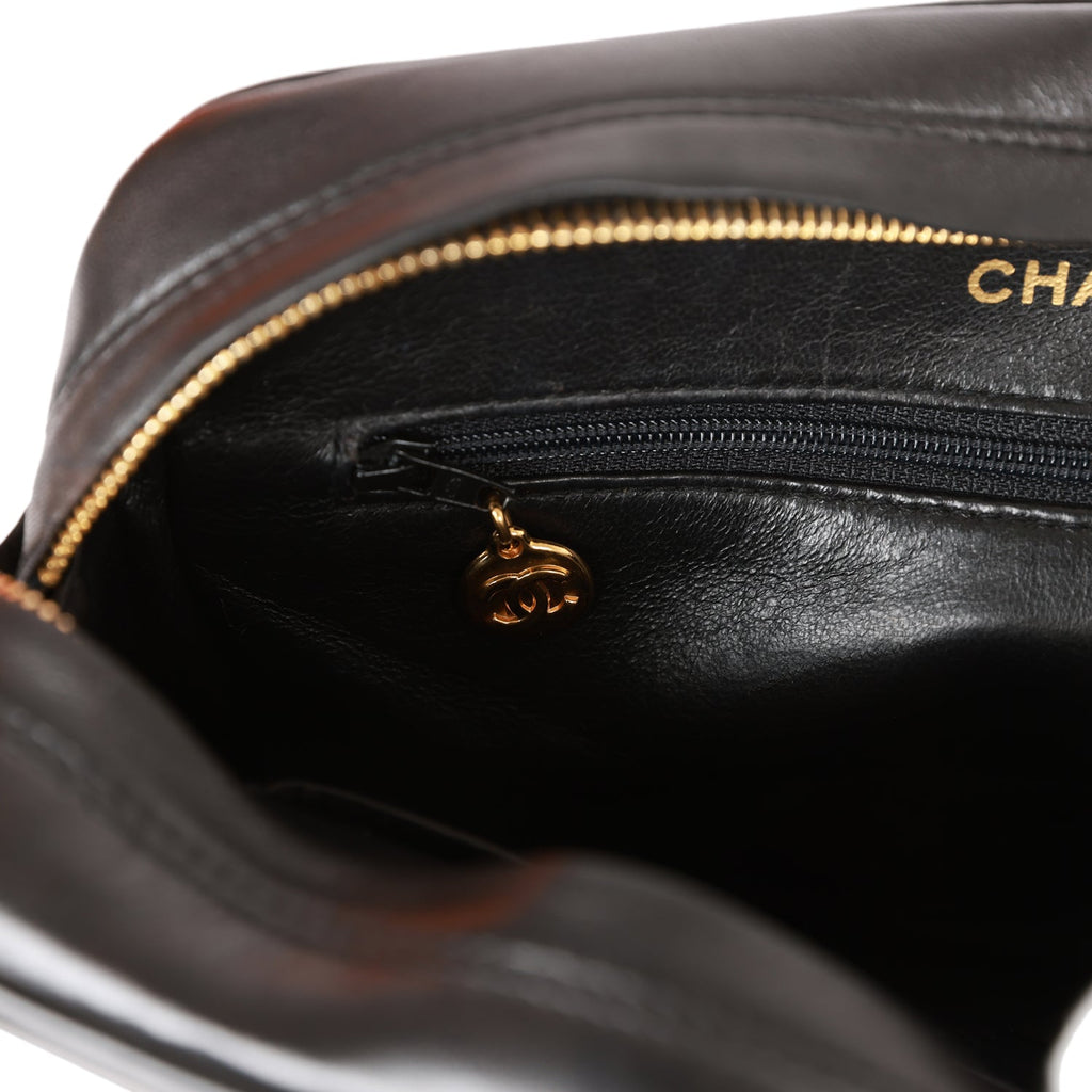 Chanel 1996 Collector's Edition Brown Daim Ecaille Box Bag