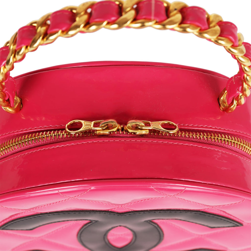 Vanity leather handbag Chanel Pink in Leather - 34702698