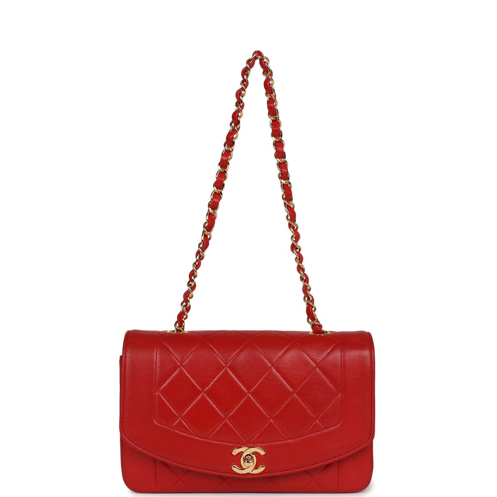Chanel Vintage Red Quilted Lambskin Small Classic Double Flap Gold Hardware,  1986-1988 Available For Immediate Sale At Sotheby's