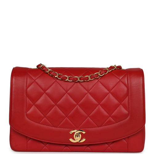Chanel Red Classic Flap - 147 For Sale on 1stDibs