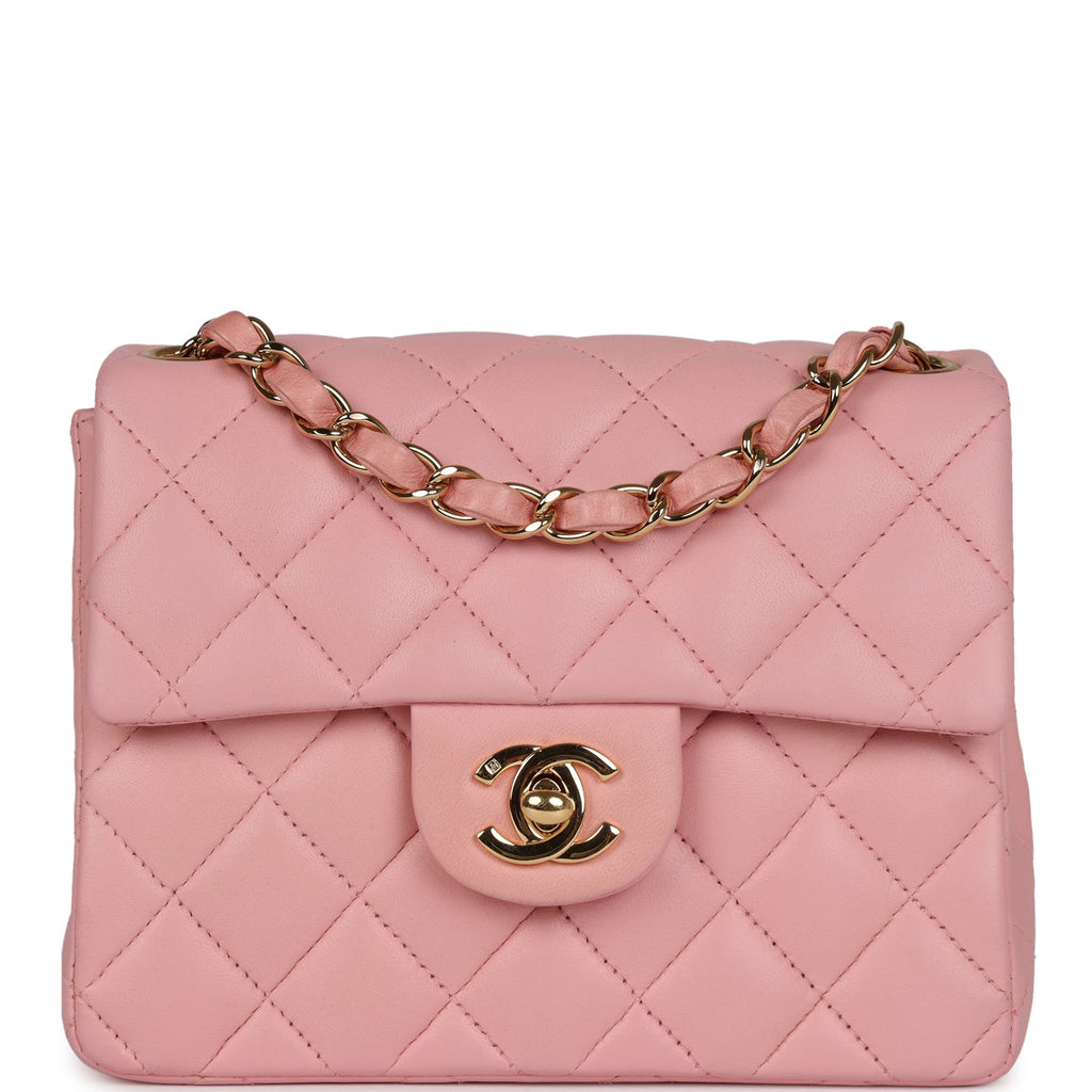 Chanel 21C Pink Tweed Medium Classic Flap Bag, myGemma