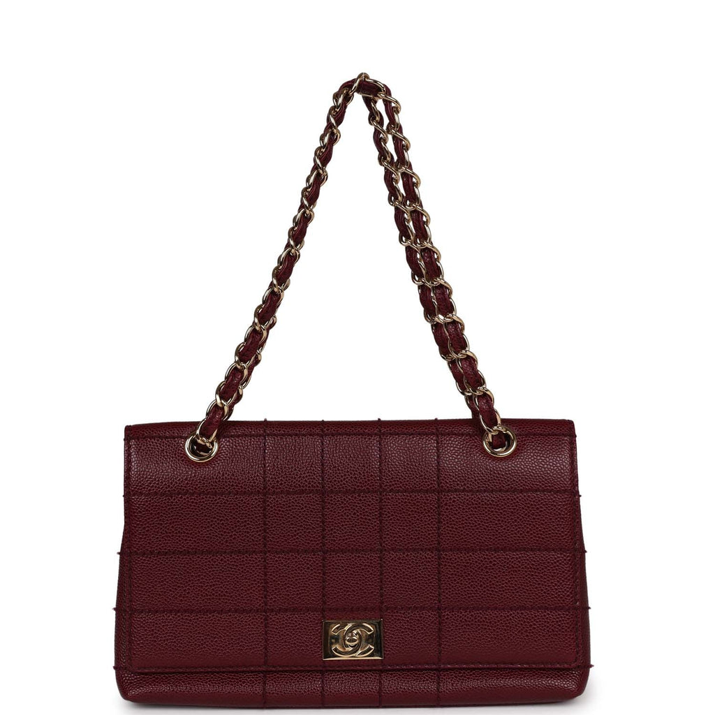 Vintage Chanel Wild Stitch Full Flap Burgundy Caviar Gold Hardware –  Madison Avenue Couture
