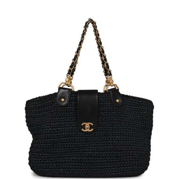 Chanel Raffia Frame Shoulder Bag - Neutrals Shoulder Bags, Handbags -  CHA923263
