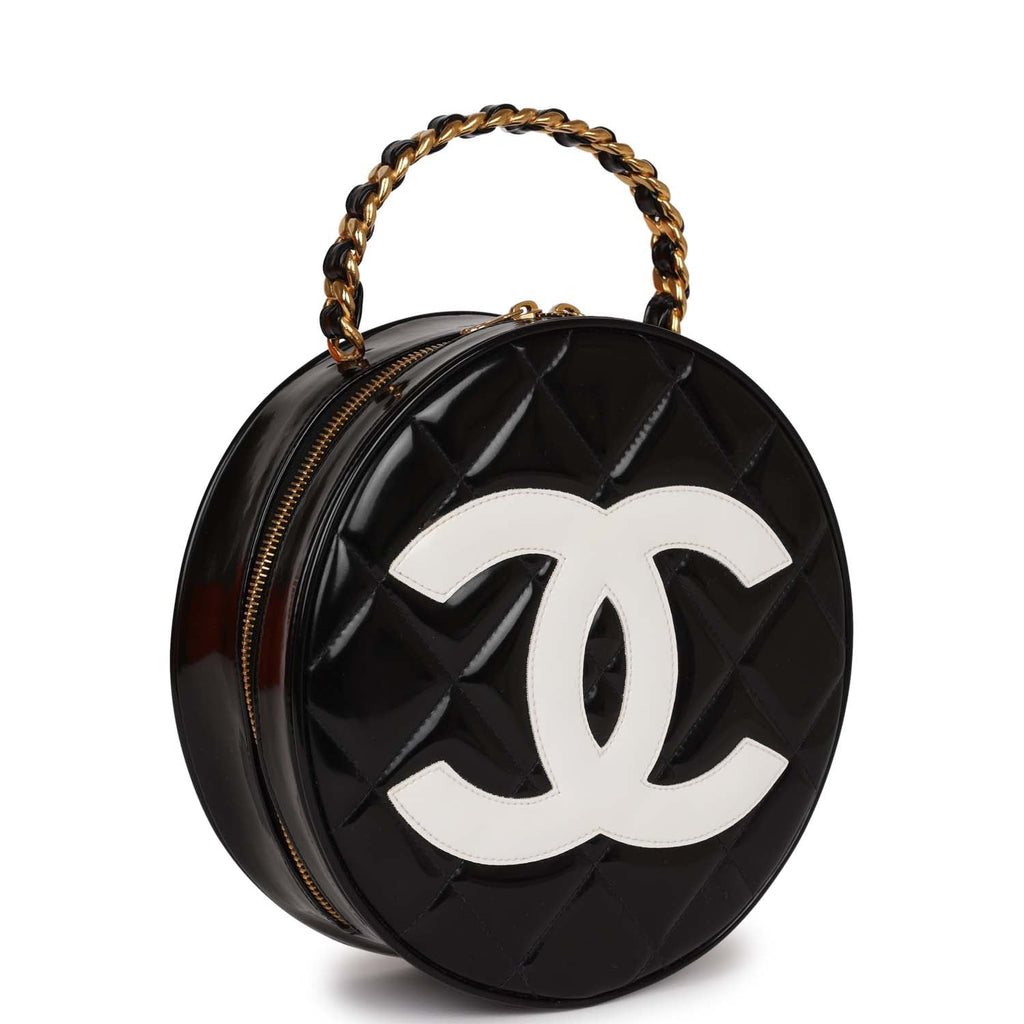 Chanel Pre-owned 1995 CC Heart Vanity Bag - Black