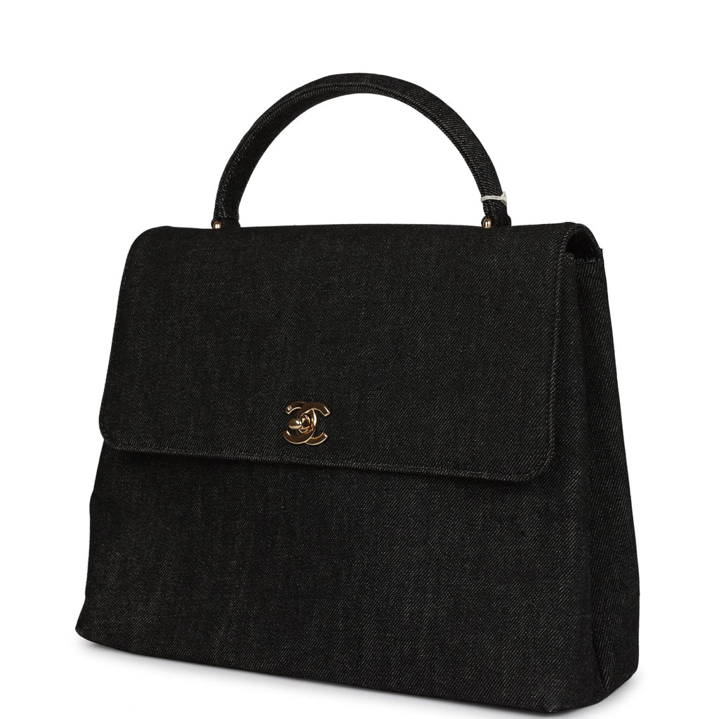 CHANEL, Bags, Vintage Chanel Cc Turnlock Top Handle Bag