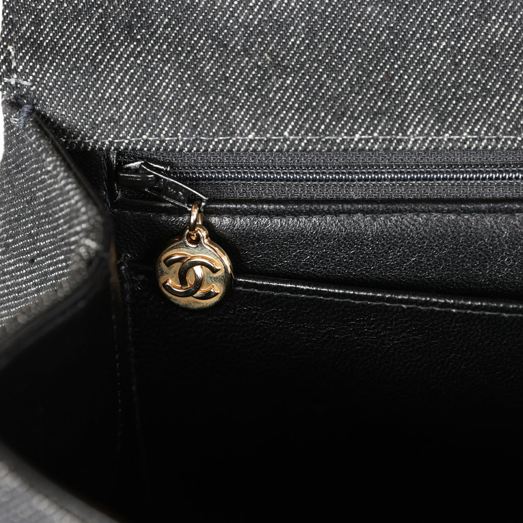 Chanel Black Kelly Flap Handle Bag
