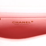 Vintage Chanel Mini Square Flap Pink Caviar Gold Hardware