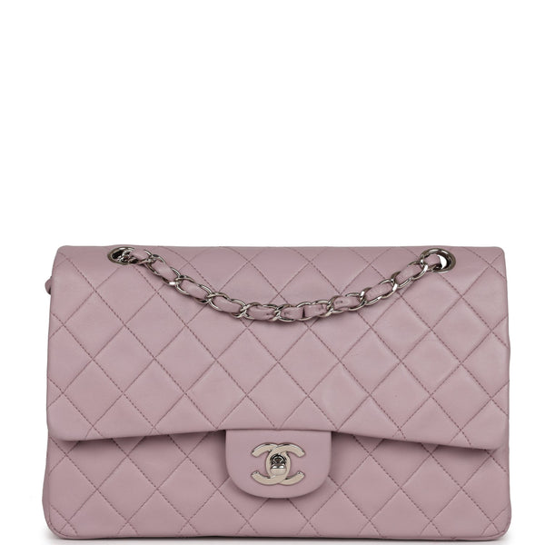 Pre-owned Chanel Medium Classic Double Flap Bag White, Black, and Pink –  Madison Avenue Couture