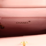 Vintage Chanel Large Kelly Pink Lambskin Gold Hardware