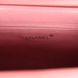 Vintage Chanel Large Kelly Pink Lambskin Gold Hardware