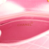 Vintage Chanel Mini Diana Flap Bag Pink Satin Gold Hardware