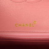 Vintage Chanel Mini Square Flap Dark Pink Lambskin Gold Hardware - Thumbnail View 8