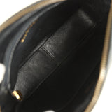 Vintage Chanel Small Diamond Quilted Camera Bag Black Caviar Gold Hardware