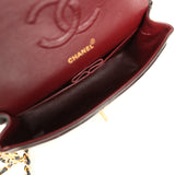 Vintage Chanel Medium Classic Double Flap Bag Black Lambskin Gold Hardware