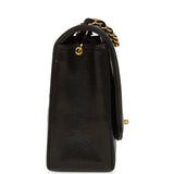 Vintage Chanel Medium Diana Flap Bag Black Lambskin Gold Hardware