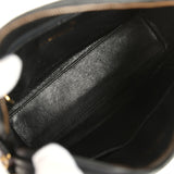 Vintage Chanel Mini Diagonal Quilted Camera Bag Black Caviar Gold Hardware