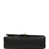 Vintage Chanel Small Classic Double Flap Black Lambskin Gold Hardware - Thumbnail View 6