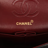 Vintage Chanel Small Classic Double Flap Black Lambskin Gold Hardware - Thumbnail View 8