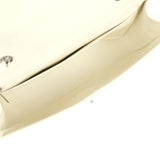 Vintage Chanel Classic Jumbo Single Flap Bag White Caviar Silver Hardware - Thumbnail View 8