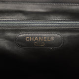 Vintage Chanel XL Supermodel Tote Bag Black Calfskin Gold Hardware - Thumbnail View 10