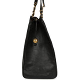 Vintage Chanel XL Supermodel Tote Bag Black Caviar Gold Hardware - Thumbnail View 3