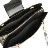 Vintage Chanel XL Supermodel Tote Bag Black Caviar Gold Hardware - Thumbnail View 9
