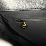 Vintage Chanel XL Supermodel Tote Bag Black Caviar Gold Hardware - Thumbnail View 12