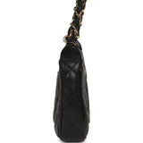 Vintage Chanel Timeless Quilted CC Shoulder Bag Black Caviar Gold Hardware - Thumbnail View 3