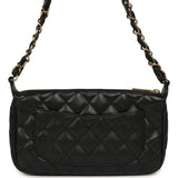 Vintage Chanel Timeless Quilted CC Shoulder Bag Black Caviar Gold Hardware - Thumbnail View 4