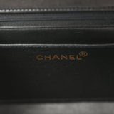 Vintage Chanel Mini Envelope Flap Bag Black Lambskin Black Hardware - Thumbnail View 8