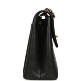 Vintage Chanel Medium Shoulder Bag Black Caviar Gold Hardware - Thumbnail View 3