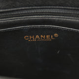 Vintage Chanel Medium Shoulder Bag Black Caviar Gold Hardware - Thumbnail View 9
