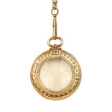 Vintage Chanel 24K Gold Plated Long Loupe Pendant Necklace - Thumbnail View 4