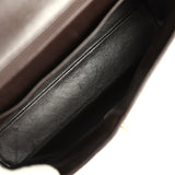 Vintage Chanel Large Kelly Dark Brown Shiny Alligator Gold Hardware - Thumbnail View 7