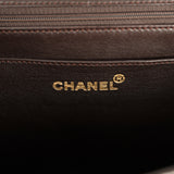 Vintage Chanel Large Kelly Dark Brown Shiny Alligator Gold Hardware - Thumbnail View 8