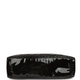 Vintage Chanel Maxi Single Flap Bag Black Patent Gold Hardware - Thumbnail View 6