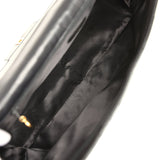 Vintage Chanel Maxi Single Flap Bag Black Patent Gold Hardware - Thumbnail View 8