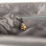 Vintage Chanel Maxi Single Flap Bag Black Patent Gold Hardware - Thumbnail View 11
