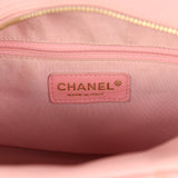 Vintage Chanel Small Timeless CC Bowling Bag Pink Caviar Gold Hardware - Thumbnail View 9