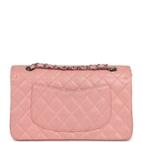 Vintage Chanel Medium Classic Double Flap Bag Pink Caviar Silver Hardware - Thumbnail View 4