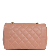Vintage Chanel Medium Diana Flap Bag Pink Caviar Gold Hardware - Thumbnail View 4
