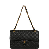 Vintage Chanel Double Sided Flap Bag Black Caviar Gold Hardware - Thumbnail View 7