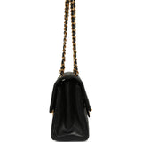 Vintage Chanel Double Sided Flap Bag Black Caviar Gold Hardware - Thumbnail View 3