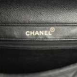 Vintage Chanel Double Sided Flap Bag Black Caviar Gold Hardware - Thumbnail View 8