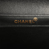 Vintage Chanel Double Sided Flap Bag Black Caviar Gold Hardware - Thumbnail View 10